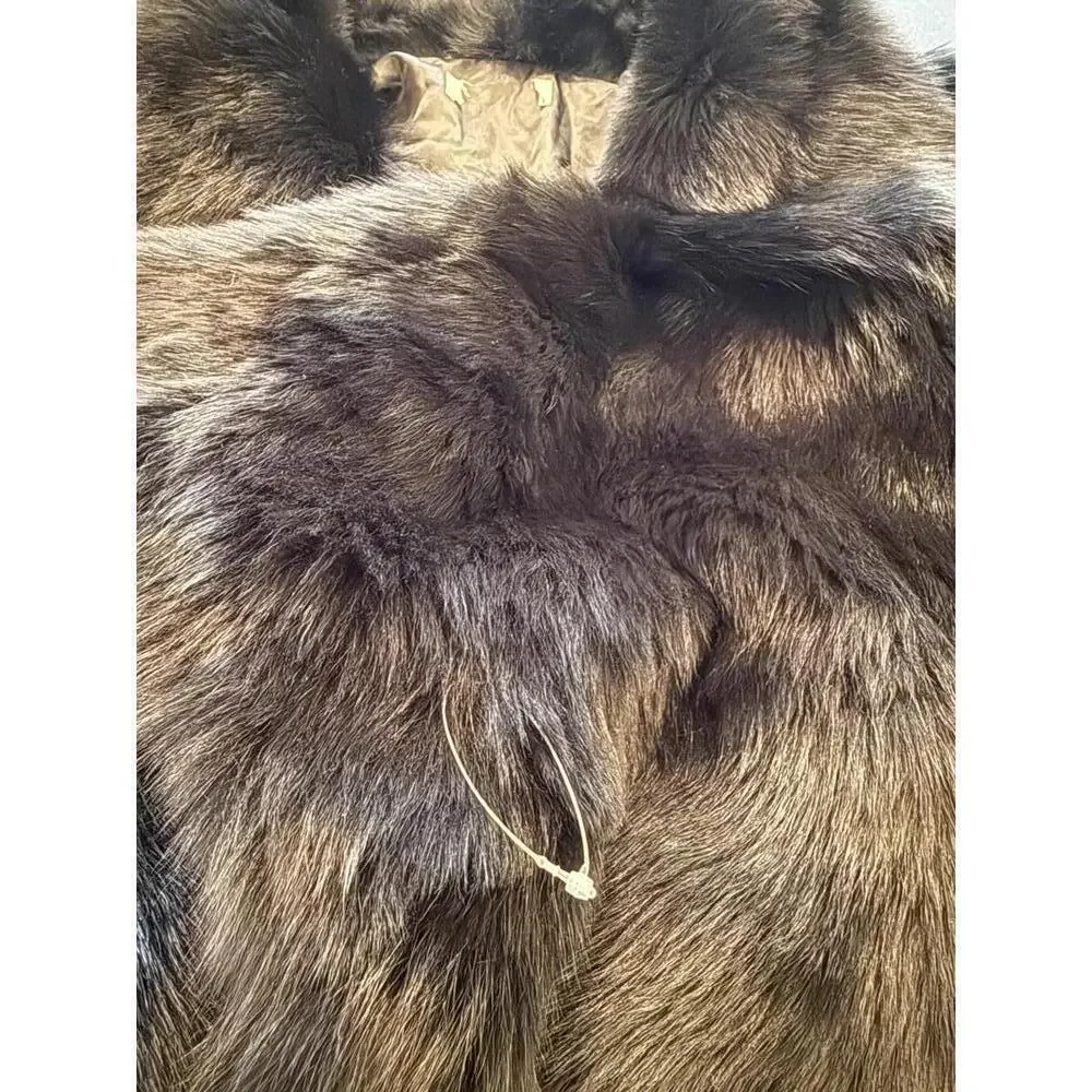 Michael Kors Collection Genuine Lamb Shearling Shawl Collar Coat NWOT